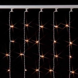 Twinkle Curtain Clear 50 Ft. (CASE)