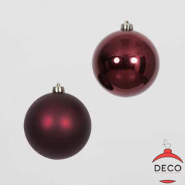 Burgundy Ball Ornaments